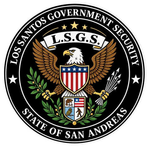 Insigne du Los Santos Government Security, State of San Andreas